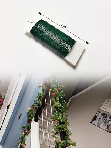 3-Pack 24 Gauge Green Flexible Wire, Iron Floral Wires for Crafts, Wreaths, Garland and Floral Arrangements in Saudi Arabia
