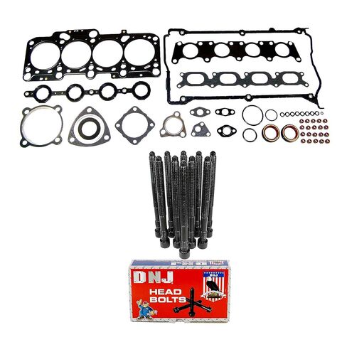 DNJ HGB8000 Cylinder Head Gasket Set with Head Bolt Kit for 1997-2006 Audi, Volkswagen A4, A4 Quattro, Beetle 1.8L L4 20V DOHC 1781cc in Saudi Arabia