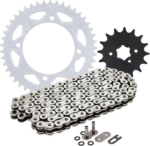 NICHE Drive Sprocket Chain Combo for Yamaha Virago V-Star 250 Route 66 XV250 Front 16 Rear 45 Tooth 520V-X X-Ring 114 Links in Saudi Arabia