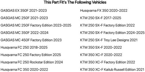 مجموعة سبائك وسلسلة حلقية ضرس خلفي أسود لـ KTM 350 SX-F 2020-2022 in Kuwait