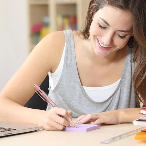 مجموعة أقلام اللعنة 10 قطع من KeCee، أقلام مضحكة للبالغين، هدايا زملاء العمل للنساء، هدية أسبوع الممرضات المبتكرة، لوازم مكتبية ممتعة، وردي ذهبي وردي، قلم حبر جاف لطيف in Saudi Arabia