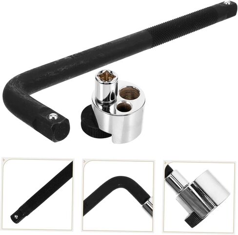 1set Lug Nut Extractor Tool Bolt Remover Curved Handle for Removing Stripped Compact Design for Easy Carrying in Saudi Arabia
