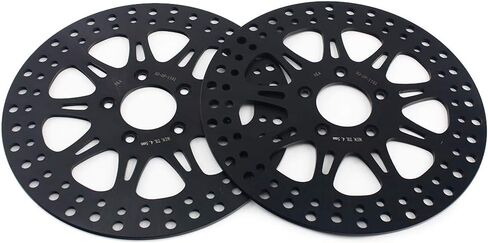 TOFR 21x3.5 Front Wheel Rim Dual Disc 21 inch Milled Black For Harley Touring 2000-2008 Electra Glide Street Glide Road Glide Road King 2001 2002 2003 2004 2005 2006 2007 /W Floating Front Rotors in Saudi Arabia