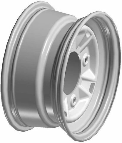 Polaris Ranger Rim Weld، أمامي، أسود، 12 × 6، قطعة OEM الأصلية 1523343-067، الكمية 1 in Kuwait