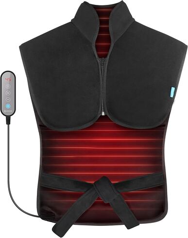 COMFIER 2 في 1 سخان القدم ووسادة التدفئة لتخفيف آلام الظهر، 24 بوصة × 20 بوصة لتدفئة القدم تحت المكتب، تدفئة القدم الكبيرة جدًا للنساء، 6 مستويات حرارة / 4 مؤقت / ساعتين إيقاف تلقائي، هدايا للرجال والنساء in Kuwait