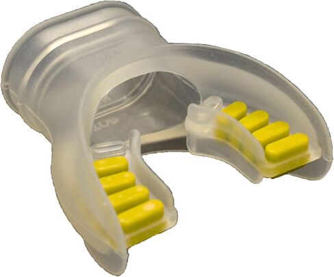 Scuba Choice Scuba Diving Ultra Clear Silicone Mouthpiece with Color Tab & Regulator Tie Pink in Saudi Arabia