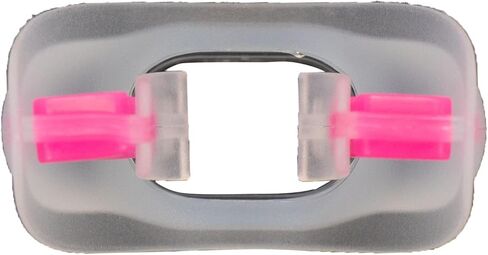 Scuba Choice Scuba Diving Ultra Clear Silicone Mouthpiece with Color Tab & Regulator Tie Pink in Saudi Arabia