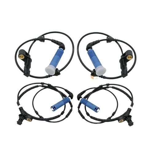 ABS الاستشعار 4 قطعة الجبهة الخلفية اليسار/اليمين ABS عجلة السرعة الاستشعار صالح لسيارات BMW E46 316 318 320 330 Z4 E85 E86 34526752681 34526752682 34526752683 ABS عجلة السرعة الاستشعار in Kuwait