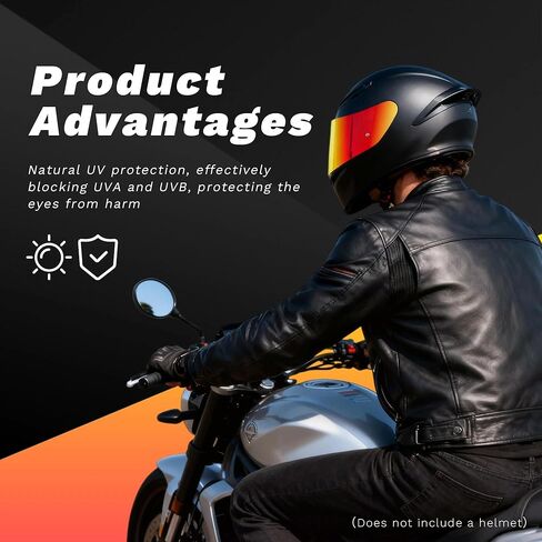 K1S Visor Replacements Compatible with AGV K1 K1S K3SV K5 K5S Helmets 1 Pack Revo Smoke Red Suitable for Only Day Use in Saudi Arabia