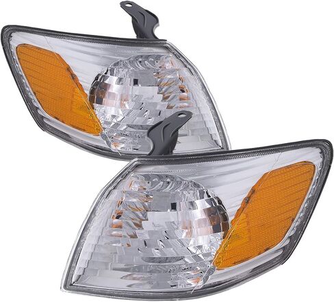 مصابيح إشارة HEADLIGHTSDEPOT متوافقة مع Toyota Camry 2000-2001 تتضمن أضواء إشارة جانب السائق الأيسر والراكب الأيمن in Saudi Arabia