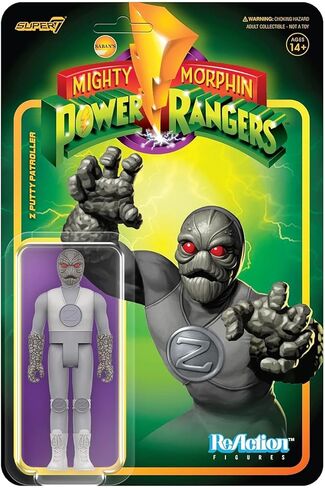Super7 Mighty Morphin Power Rangers White Ranger 3.75 in Reaction Figure Classic Collectibles and Retro Toys in Saudi Arabia