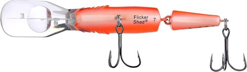 Berkley Flicker Shad Jointed Fishing Lure, Slick Smelt, 1/3 oz, 2 3/4in | 7cm Crankbaits, Size, Profile and Dive Depth Imitates Real Shad, Equipped with Fusion19 Hook in Saudi Arabia