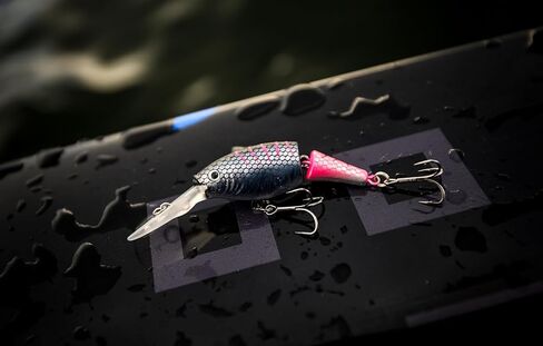 Berkley Flicker Shad Jointed Fishing Lure, Slick Smelt, 1/3 oz, 2 3/4in | 7cm Crankbaits, Size, Profile and Dive Depth Imitates Real Shad, Equipped with Fusion19 Hook in Saudi Arabia