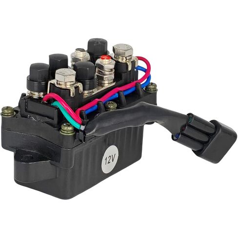 مرحل الملف اللولبي 12 فولت 6AW-81950-00-00 متوافق مع Yamaha Marine 200-350HP F FL 150 250 175 200 225 300 350 HP 200HP 225HP 250HP 300HP 350HP 240-22239 محرك خارجي قوة 4 السكتة الدماغية in Saudi Arabia