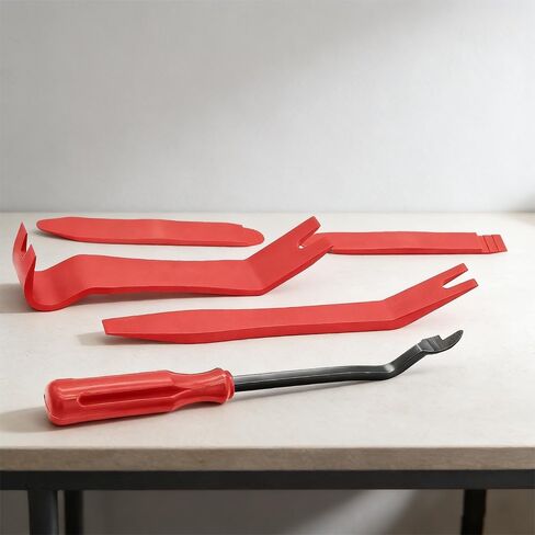 5 Pcs Car Trim Removal Tool Kit Upholstery Tools, Auto Clip Removal Pry Tool for Door Dash Dashboard Panel Fastener Remover in Saudi Arabia