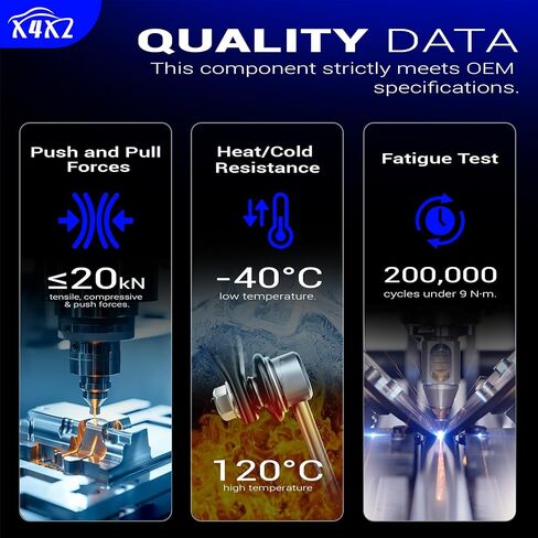 K80258 Zinc-Nickel Alloy Front Stabilizer Sway Bar End Link for Jeep Compass Patriot/Mazda MPV Protege/Dodge Caliber Avenger/Chrysler 200 Sebring/MITSUBISHI Lancer Outlander RVR/Daewoo Leganza Nubira in Kuwait