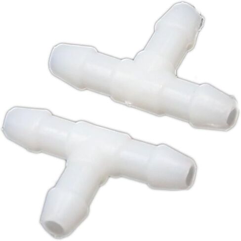 30Pcs 3mm Inner Dia T Shape Plastic Joiner Air Water Fuel Hose Tube Connector Auto Replacement Parts in Saudi Arabia