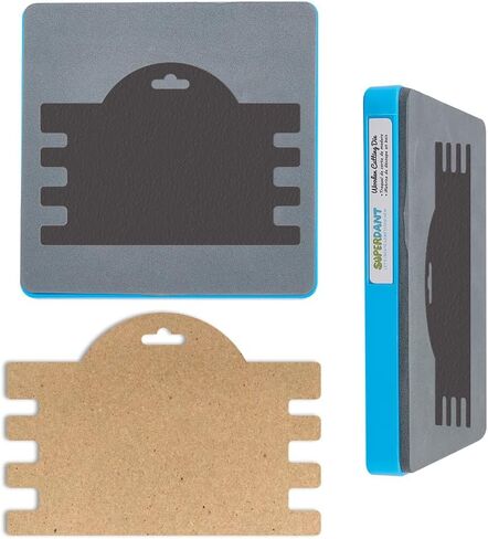 SUPERDANT Two Types Card Packs Leather Die Wooden Die Cutter Leathers Cutting Dies DIY Art Crafts Leathers Dies Cutter for Men Women Leather Making for Handmade Lover Gifts in Saudi Arabia