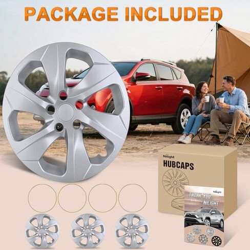 Nilight غطاء العجلة Hubcaps 19 بوصة لملحقات Tesla Model Y 2021 2022 2023 2024 Tesla Model Y 19 بوصة قبعات المحور مجموعة من 4 أغطية عجلات حامية بديلة بخطوط متعددة المتحدث نمط أسود غير لامع in Saudi Arabia
