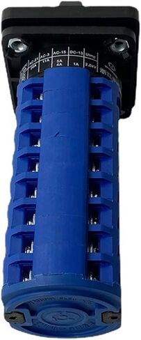 3-Position ON-Off-ON 8-Pole 20A LW26-20/8 LW28 YMW26 عكس مزدوج التيار الكهربائي مجموعة دوارة اختيار كام التبديل (102) in Saudi Arabia