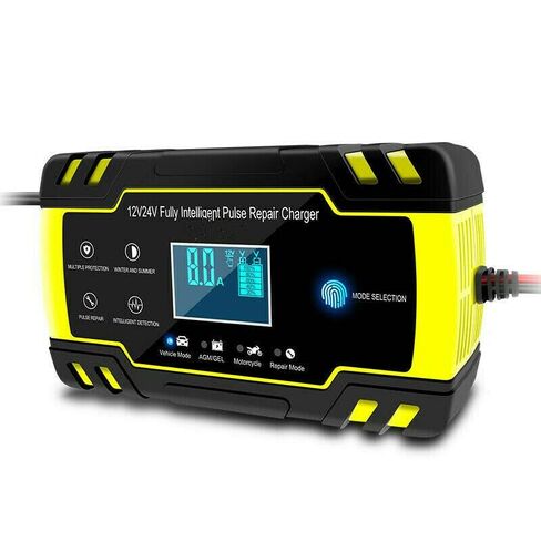 شاحن بطارية السيارة الأوتوماتيكي بالكامل، أداة إصلاح نبض الطاقة الرقمية، أداة عرض LCD- in Saudi Arabia