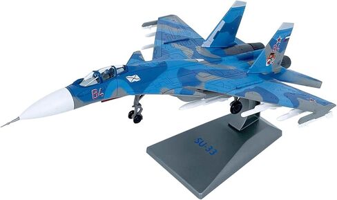 ZEZEFUFU 1:100 Alloy Russian Navy Su-33 Fighter Airplane Model Aviation Science Exhibition Model Accessory in Saudi Arabia