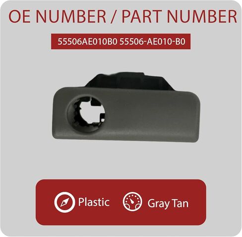 Car Glove Box Latch Handle for Toyota Sienna 2005-2010 Replace 55506-AE010-B0 55506AE010B0 Interior Glove Latch Lid Handle Compartment Lock Assy Accessories (Begie) in Saudi Arabia