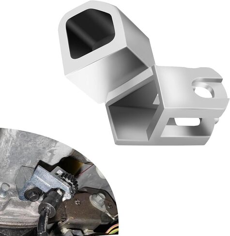 ijuicy Shift Indicator Cable Bracket, 83244 Metal Shift Indicator Bracket Compatible with Select Ford / Lincoln / Mercury Models (Silver) in Saudi Arabia
