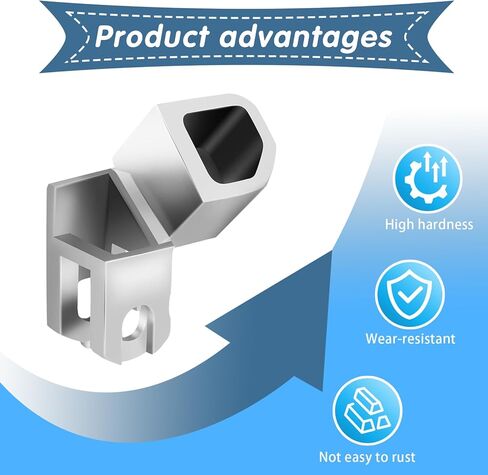 ijuicy Shift Indicator Cable Bracket, 83244 Metal Shift Indicator Bracket Compatible with Select Ford / Lincoln / Mercury Models (Silver) in Saudi Arabia