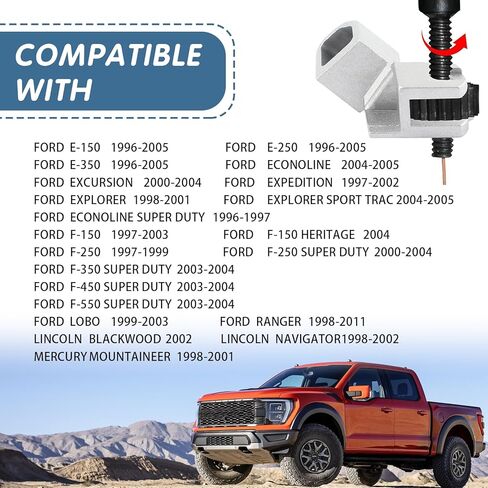 ijuicy Shift Indicator Cable Bracket, 83244 Metal Shift Indicator Bracket Compatible with Select Ford / Lincoln / Mercury Models (Silver) in Saudi Arabia
