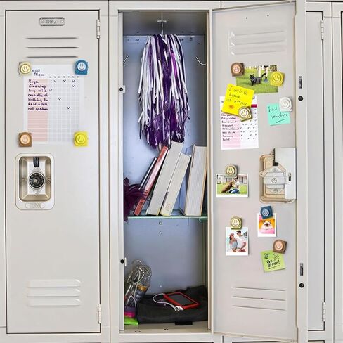 6-Piece Colorful Resin Magnetic Clips for Whiteboard, Locker, and School Use in Saudi Arabia