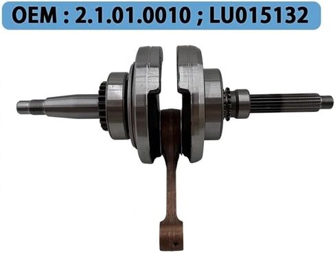 Crankshaft assembly suitable for Linhai 260cc 300cc Buyang Feishen FA D300 H300 G300 300cc ATV 2.1.01.0010 LU015132 22501 motorcycle accessories in Saudi Arabia