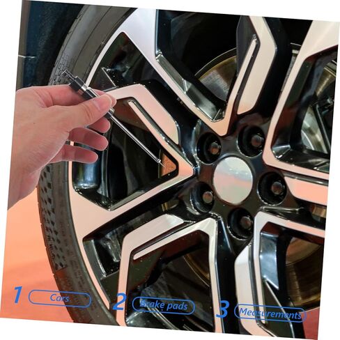Automotive Brake Pad Thickness Gauge Depth Gauge Precision Measuring Tool for Cars in Saudi Arabia