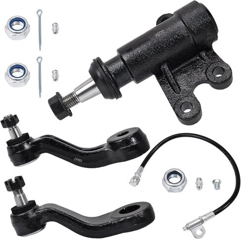 استبدال دعامة الذراع الأمامية من Hex Autoparts لسيارة Chevy GMC C1500 C2500 C3500 K1500 K2500 K3500 سوبربان تاهو يوكون 3 قطع مجموعة دعامة الذراع Pitman & Idler K6447 K6335 K6722 in Saudi Arabia