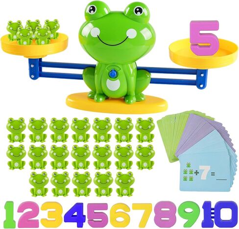 Dinosaur Balance Toy for Kids – Montessori Math Game and Counting Tool for Preschool Learning, Educational Activity Set for 3 Year Old and Up, Cool Classroom Must-Have in Saudi Arabia