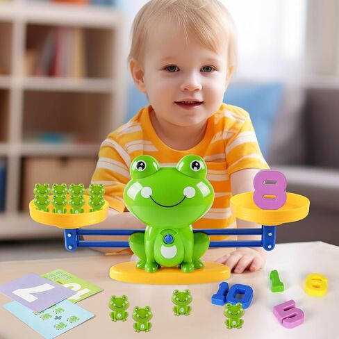 Dinosaur Balance Toy for Kids – Montessori Math Game and Counting Tool for Preschool Learning, Educational Activity Set for 3 Year Old and Up, Cool Classroom Must-Have in Saudi Arabia