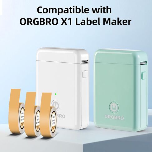 Label Maker Tape Compatible with SUPVAN E10/D30/ORGSTA S001/ORGBRO X1, Continous 0.59inx22.96ft Thermal Waterproof Self-Adhesive Label Paper, 3 Rolls (Purple) in Kuwait