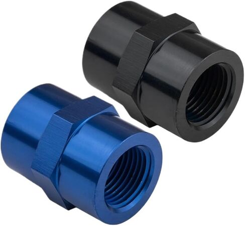 Aluminum1/8(1/4 3/8 1/2 3/4) NPT Female To 1/8(1/4 3/8 1/2 3/4) NPT Female Couplers Straight Fitting Adapter Accessories(WX910-02B) in Saudi Arabia