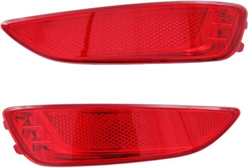 Rear Bumper Reflector Set For 2012-2017 for Hyundai for Accent CAPA Certified HatchbackOpens in a window or tab in Saudi Arabia