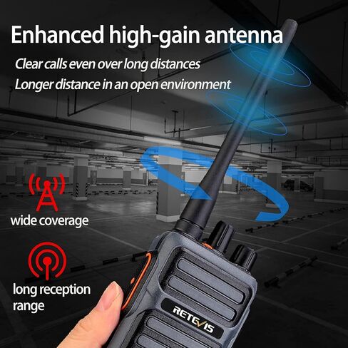 Retevis RB17P GMRS Handheld Radio,30 CH Long Range Walkie Talkie for Adults,SOS Siren,NOAA Weather Receiver Scan,2200mAh Rechargeable Two Way Radios for Off Road Camping Hiking (2 Pack) in Saudi Arabia