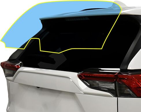 تصميمات BOGAR TECH مصممة مسبقًا لسيارة Toyota RAV4 2019-2024 طبقة حماية الزجاج الأمامي مقاومة للخدش، غطاء شفاف للغاية in Kuwait