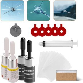 Windshield Repair Kit, Upgraded Windshield Crack Repair Kit, 4 Pack Glass Repair Kit, Windshield Chip Repair Kit Glass Repair Fluid Quick Fix for Chips, Cracks, Star-Shaped Crack in Saudi Arabia