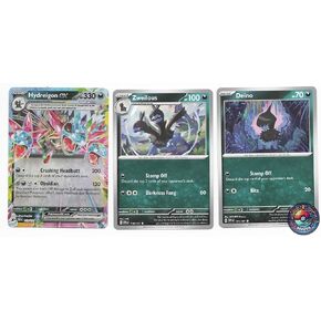 Hydreigon ex 119/191 - Surgeing Sparks - مجموعة بطاقات Tera Pokemon Evolution in Kuwait