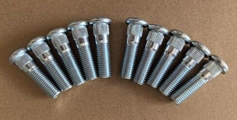 10pcs Wheel Studs M12x1.5 Lug Stud 610-468 12.8mm Knurl Replacement for 2006-2022 Ford Focus Fusion Fiesta Escape Ranger MKC MKZ, Mazda 2 3 5 6 CX-3 CX-5 CX-7 CX-9 MX-5 MX-6 in Saudi Arabia