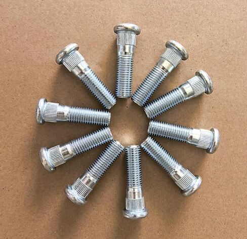 10pcs Wheel Studs M12x1.5 Lug Stud 610-468 12.8mm Knurl Replacement for 2006-2022 Ford Focus Fusion Fiesta Escape Ranger MKC MKZ, Mazda 2 3 5 6 CX-3 CX-5 CX-7 CX-9 MX-5 MX-6 in Saudi Arabia
