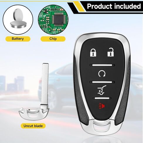 Smart Key Fob Replacement Fits for Chevy Traverse 2018 2019 2020 Blazer 2019 2020 Proximity Car Keyless Entry Remote Control Remote HYQ4EA 433Mhz 13529636 13519188 13584514 in Saudi Arabia