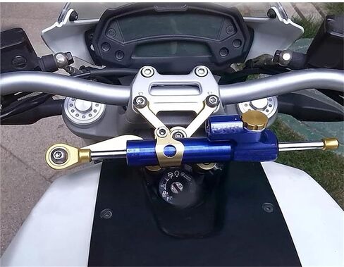 for Ducati Monster 696 795 796 2008 Motorcycle CNC Steering Damper Bracket Anti-Shake Device(Damper n Bracket 3) in Saudi Arabia