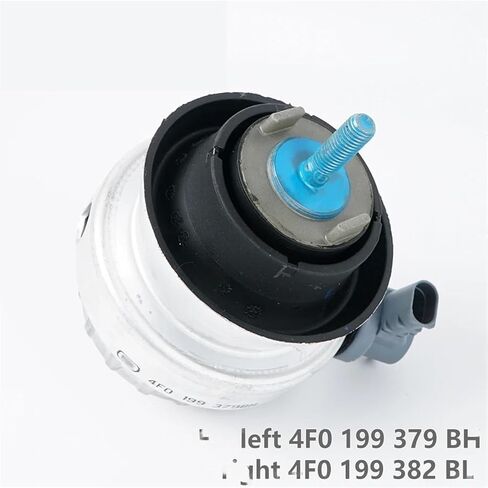 4F0199379BH 4F0 199 382BL 2 قطعة مع دعامة محرك الحث مطاط تخميد متوافق مع المقعد، متوافق مع A6 C6 2.7 2.8 3.0 3.2 V6 in Kuwait