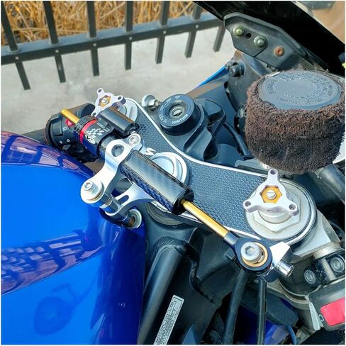 مجموعة دعم دعامة تثبيت خطية لتوجيه الدراجة النارية الجديدة متوافقة مع YZF R1 2002-2017 YZFR6 2006-2016 (أسود) in Kuwait