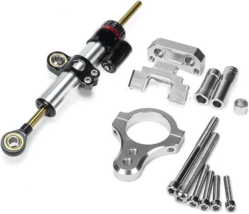 Damper Bracket Kit for Yamaha YZF-R3 YZF R25 R3 YZF R3 MT-03 MT-25 2013 2014 Motorcycle Steering Shock Mount Accessories Anti-Shake Device(Bracket1) in Saudi Arabia